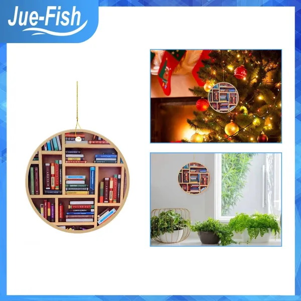 Jue Fish Christmas Bookshelf Decoration Pendant