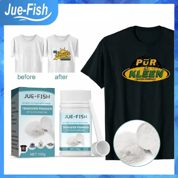 Jue Fish Transfer Powder - Dtf Hot Transfer Film Printing