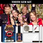 Juefish Tooth Gem Set Halloween White Teeth