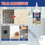 Jue Fish Glue For Tile Repair Fast Bonding Waterproo Tiles Repair