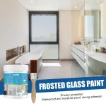 Jue-Fish Frosted Glass Paint Door - Window Shading Provides Privacy