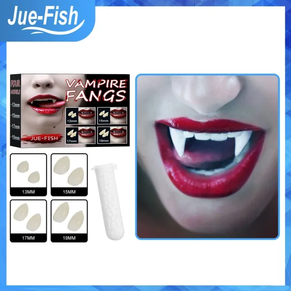 Jue-Fish Vampire Teeth Vampire Fangs Cosplay For Halloween