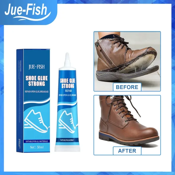 Jue-Fish Shoe Glue Waterproof Sew Glue Liquid Leather