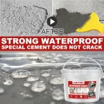 Jue Fish Waterproof Cement Putty Patch Repair Wall Mending Agent Renovation Cream