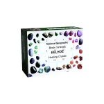 Eelhoe 24 Pcs Ore Christmas Advent Calendar Healing Crystal Mineral Gift Box Kids With Rock Stone