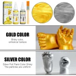 Jue-Fish Water-Based Bronzing Paint Glitter Metallic Paint