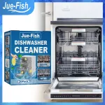 Jue-Fish Cleaning Sheet Portable Sanitary Moisture Absorption Dishwasher Cleaner Tablet