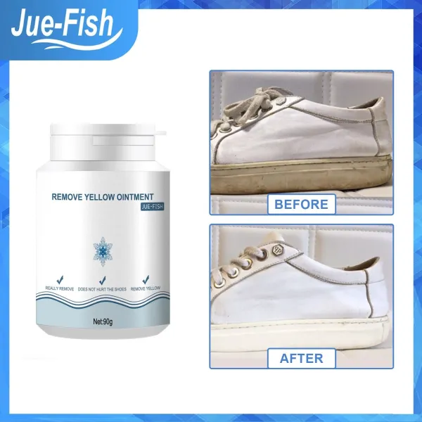 Jue Fish Shoes Cleaner - Remove Yellow Foam Cleaner Sneakers