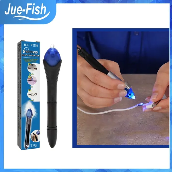 Jue-Fish Uv Repair Glue Pen - Welding Compound Quick Fix Plastic Ceramic