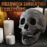 Jue Fish Halloween Simulation Skull Props