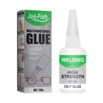 Jue-Fish Household Universal Super Glue Strong Plastic Glue