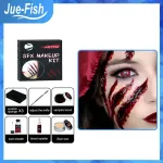 Jue Fish Scar Water Halloween Makeup Set Plasma Spray Skin Wax Knife