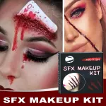 Jue Fish Scar Water Halloween Makeup Set Plasma Spray Skin Wax Knife