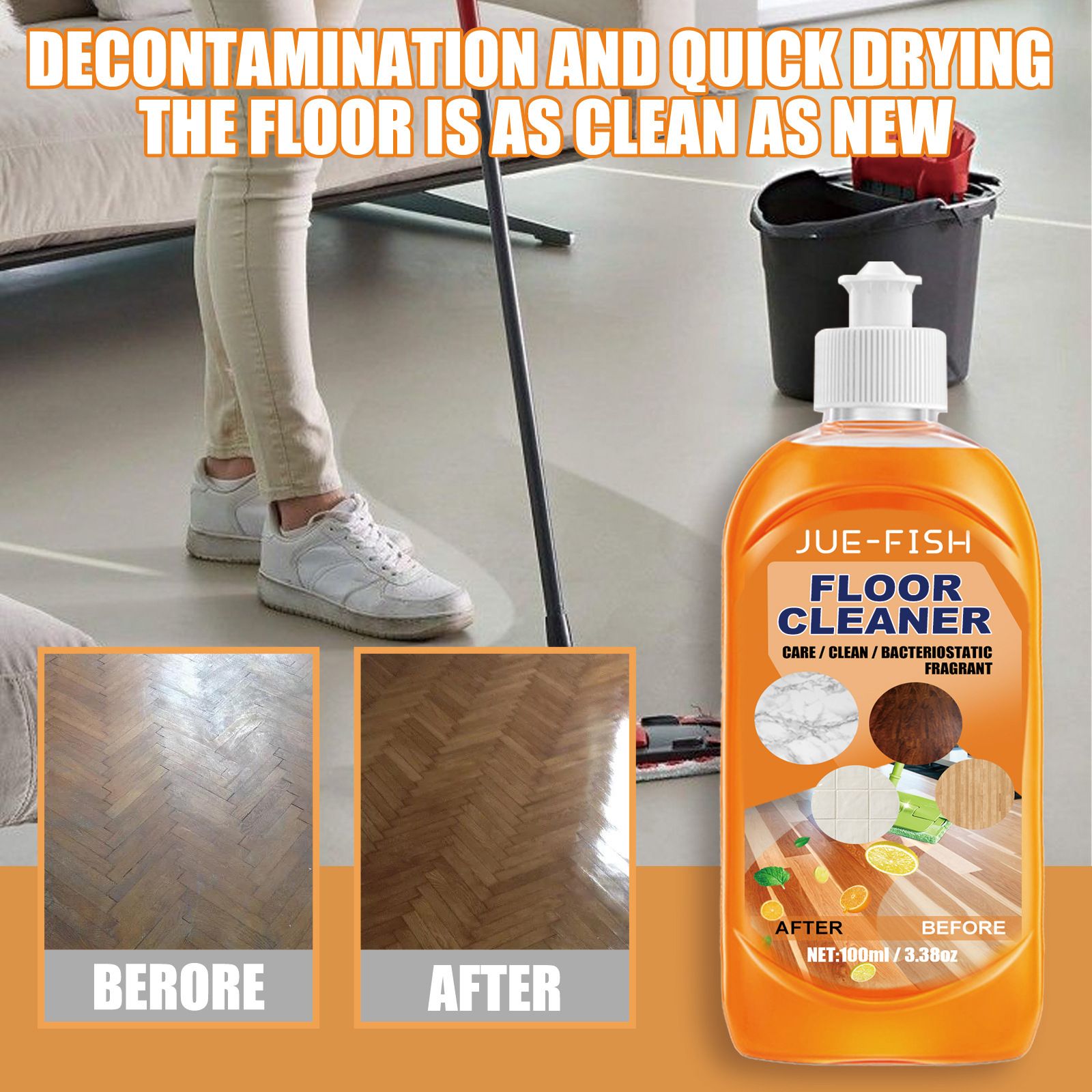 Jue-Fish Floor Cleaner