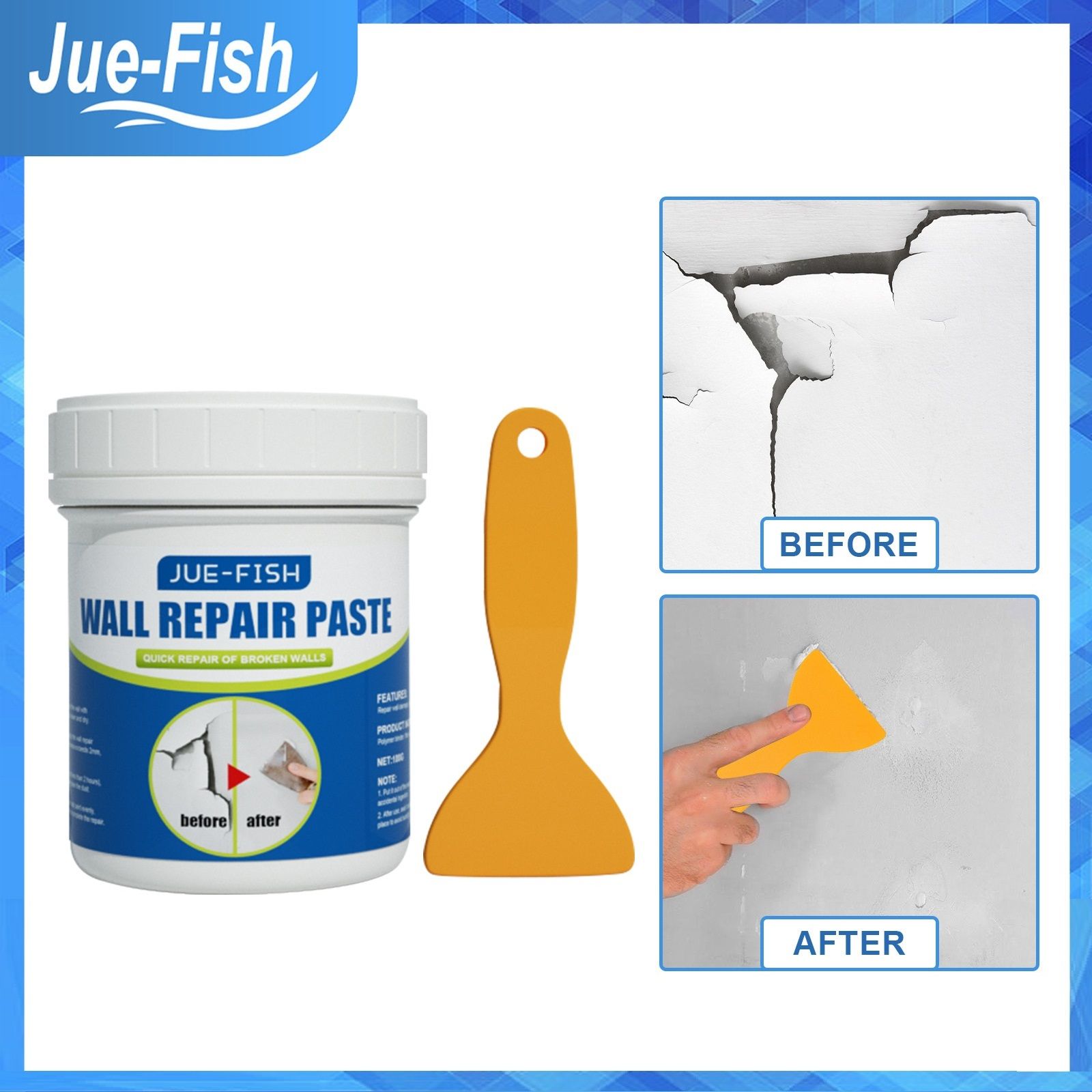 Jue-Fish Wall Mending Agent Wall Repair Cream-1